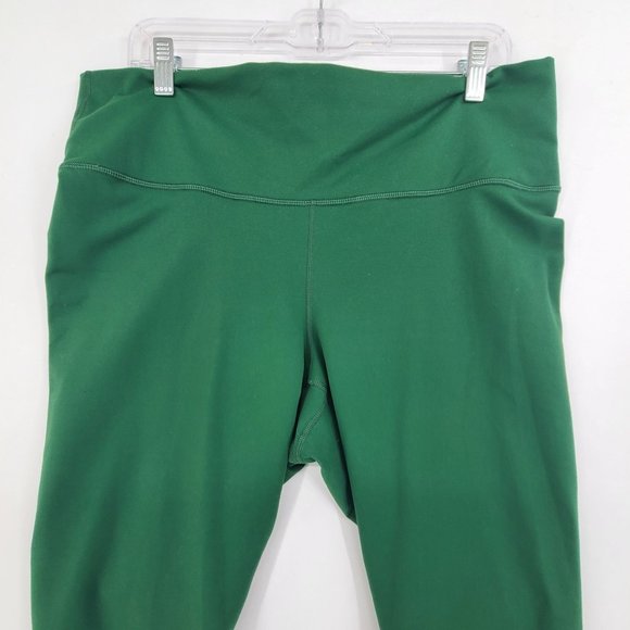 Fabletics Powerhold Women's Athletic Cropped Leggings Green Size XL - Picture 3 of 9